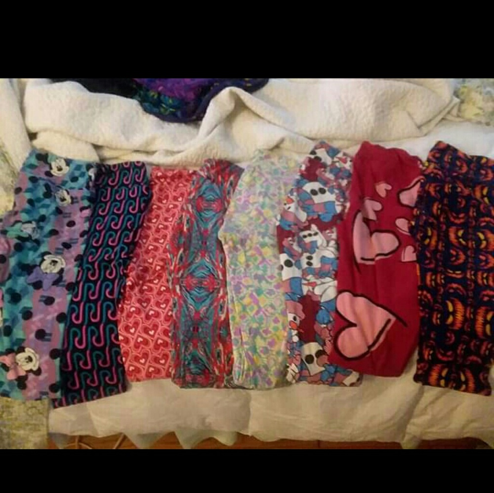 8 pair OS LulaRoe leggings
